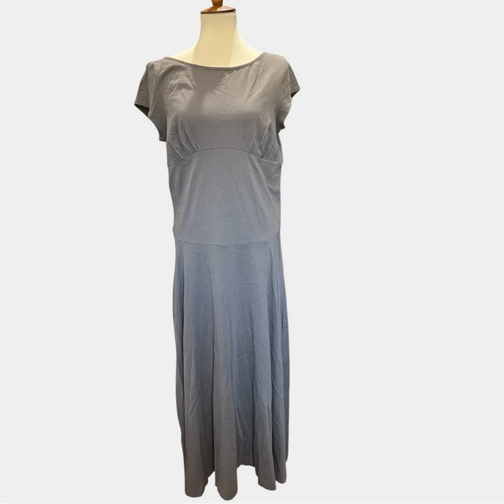 Free People Elegant Gray Midi Dress #234
